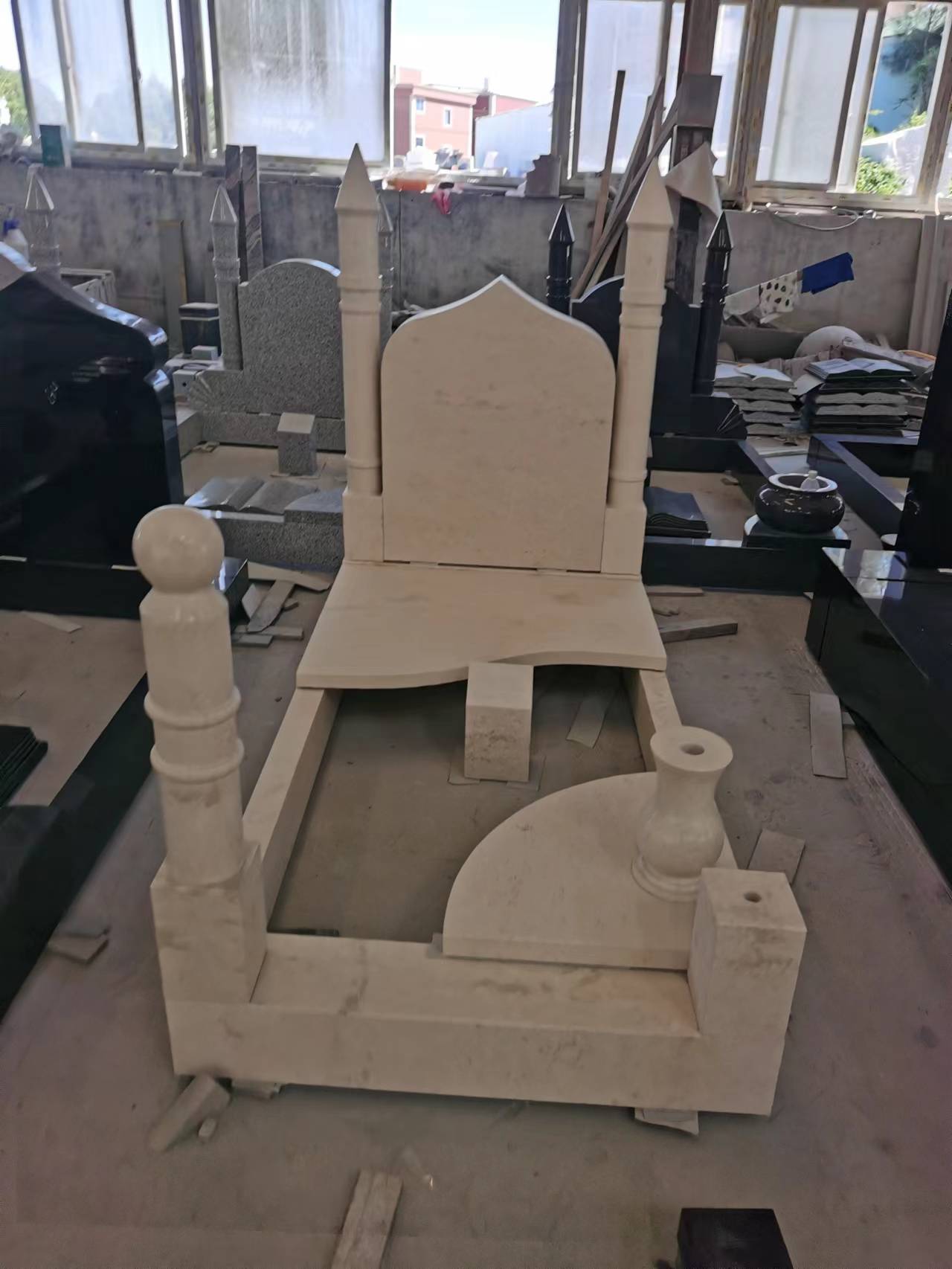 Germany monuments -white rose marble
