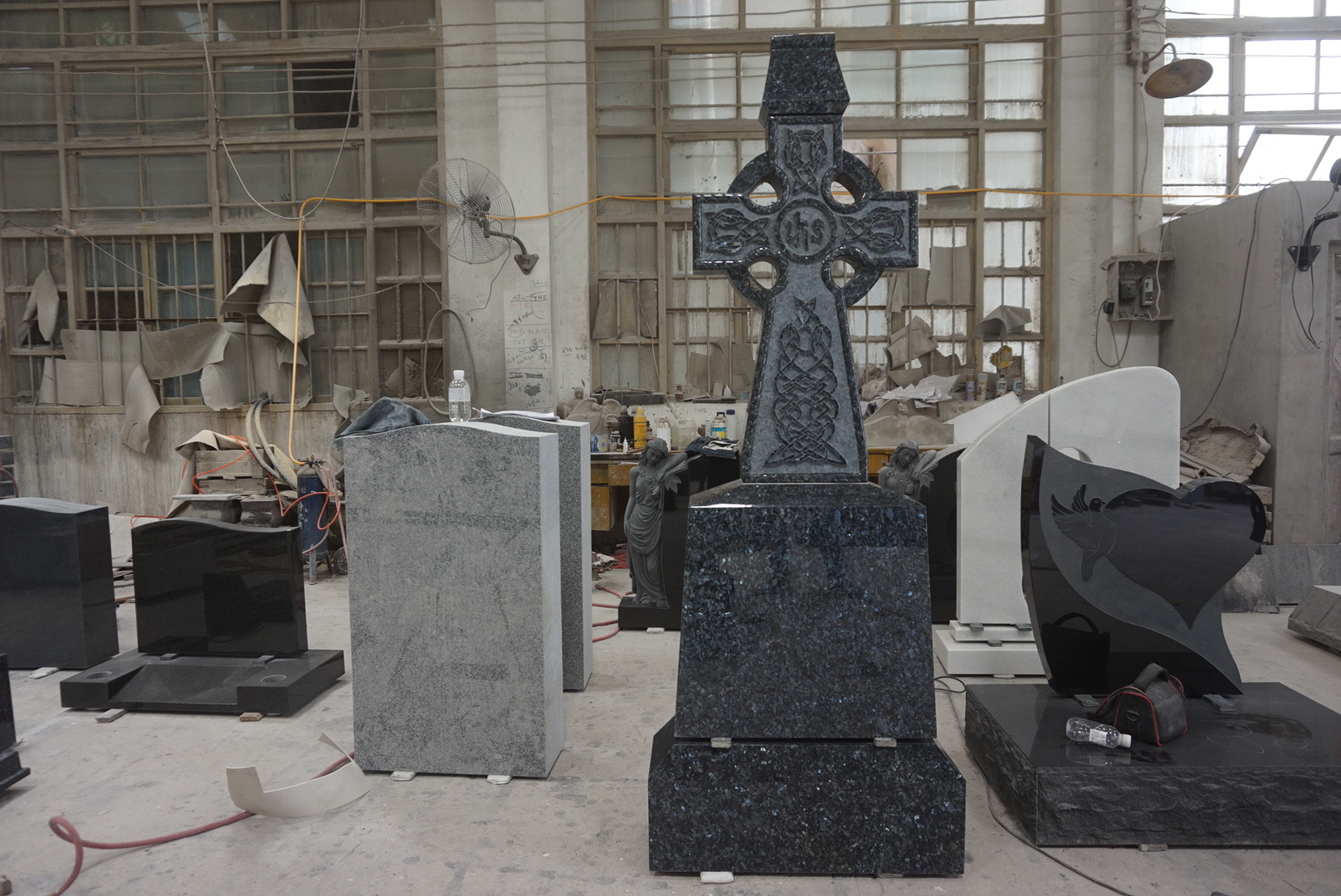 Ireland monuments  Blue pearl tombstone