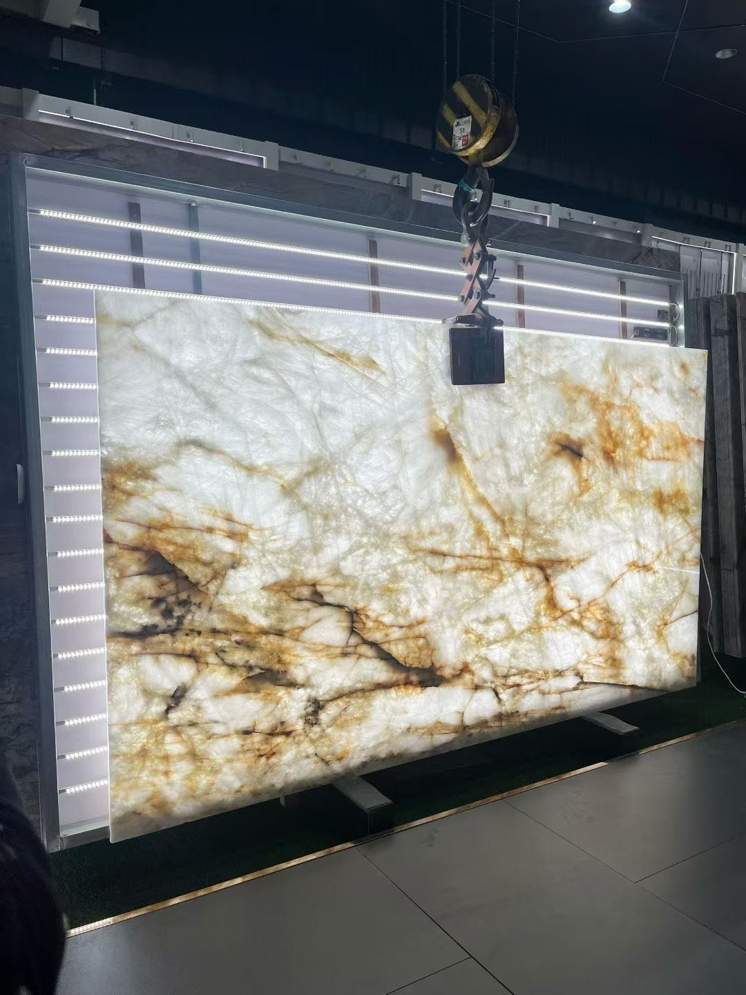 White crystal luxury stone big slabs 
