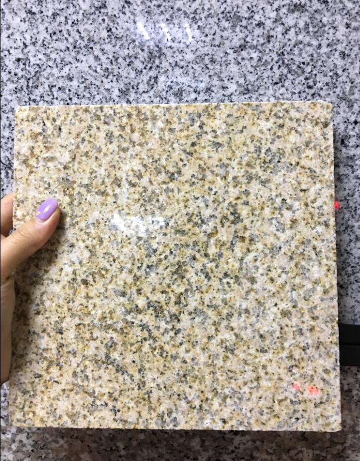 G682 tiles polished and flamed