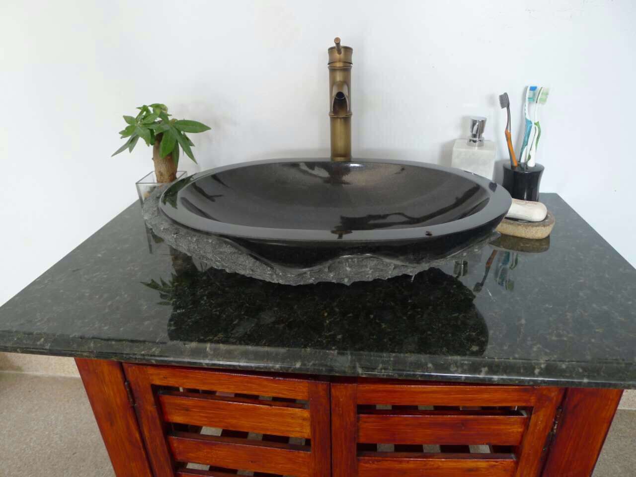 Vanity tops-Basin  Black granite many colors for choosing
