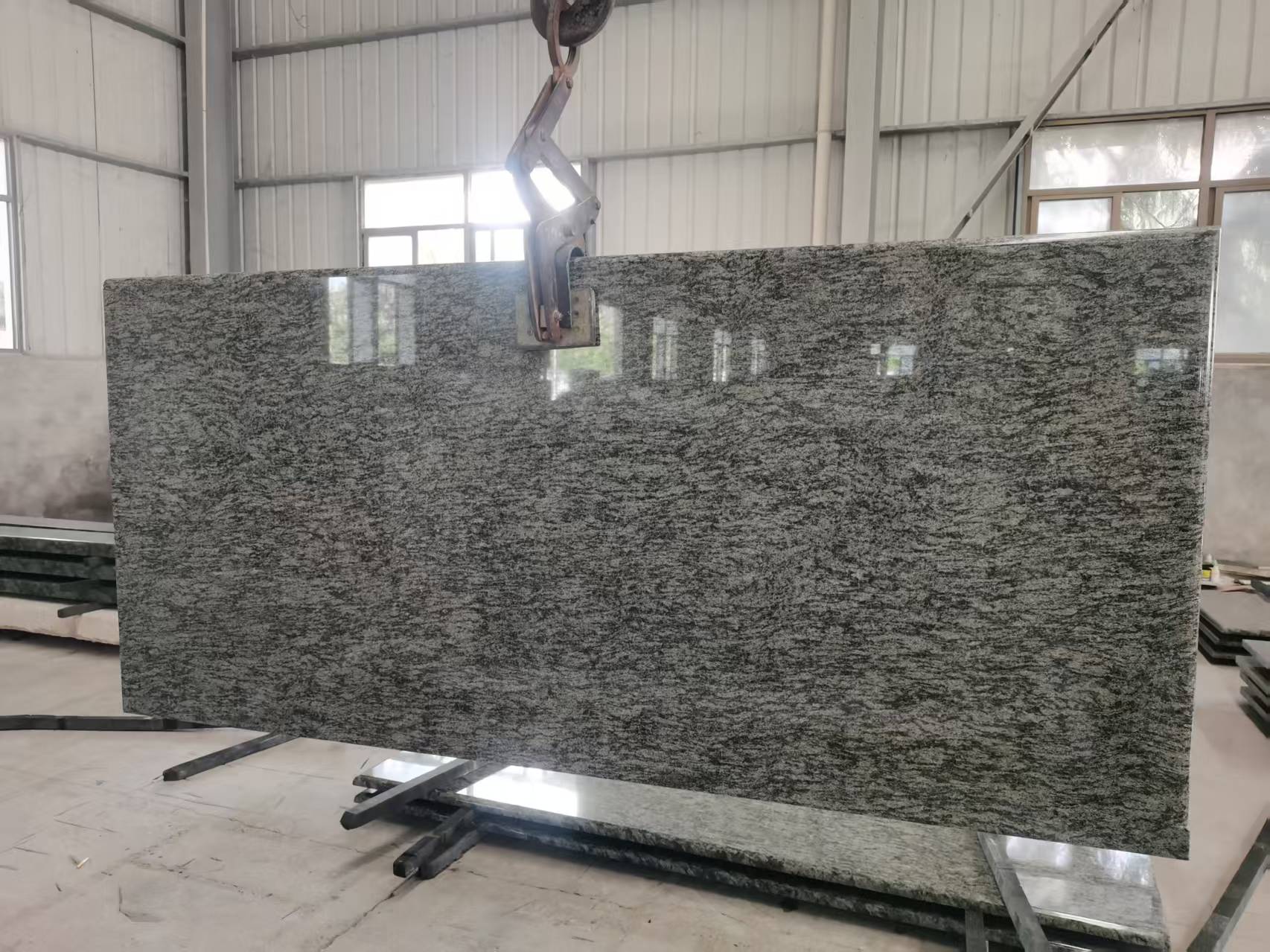 Olive green big slabs cover slabs manufacturer